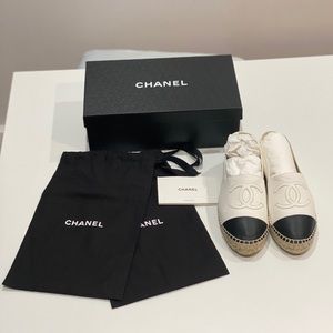 Chanel Lambskin Espadrilles